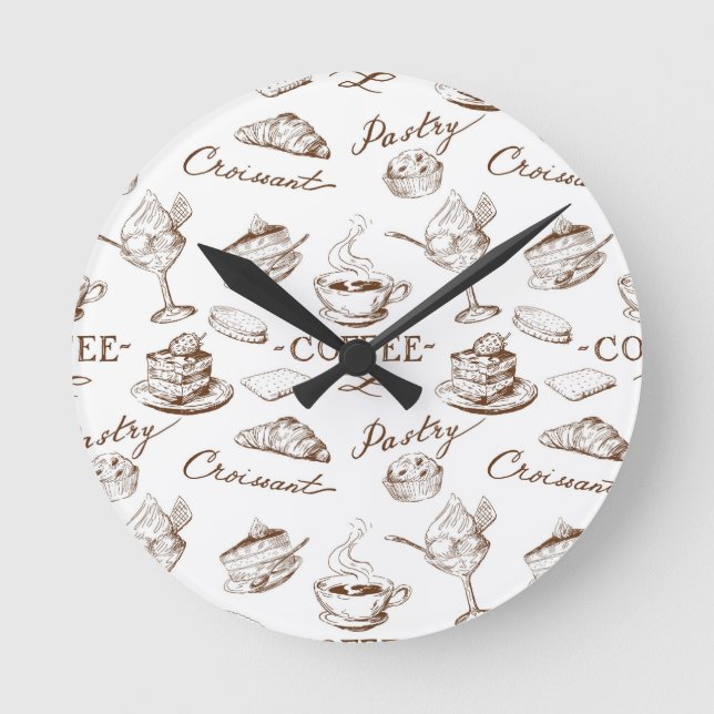 Reloj Redondo Mediano Papel dulce (Anverso)
