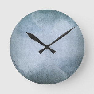 Reloj Redondo Mediano papel viejo con la acuarela