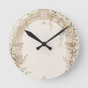 Reloj Redondo Mediano Papelería de boda para ceremonias mediterráneas