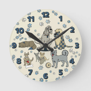 Reloj Redondo Mediano Paquetes perfectamente cargados