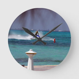 Reloj Redondo Mediano Paraíso de Jet Ski