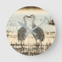 Pareja Sandhill Crane Sunrise
