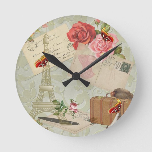 Reloj Redondo Mediano París (Anverso)