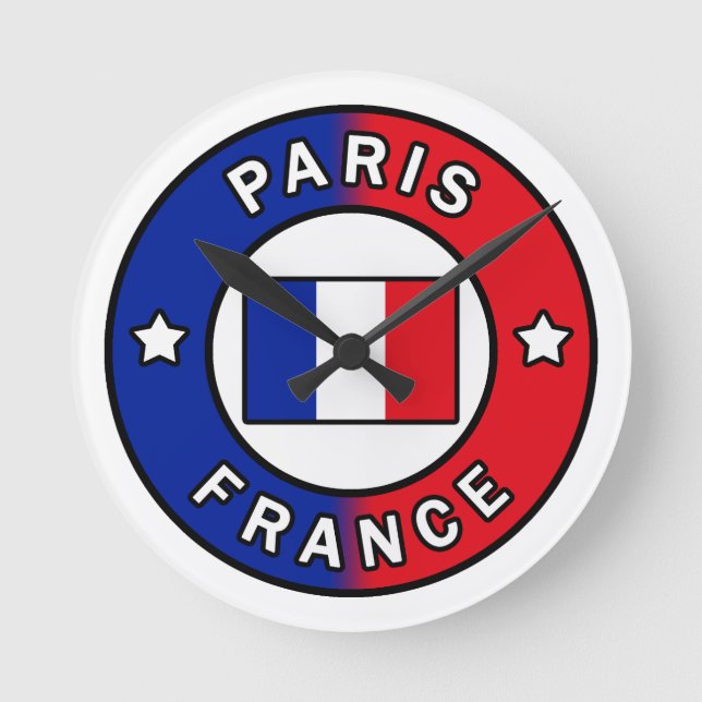Reloj Redondo Mediano París Francia (Anverso)