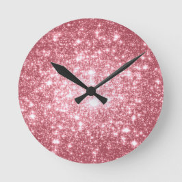 Reloj Redondo Mediano Parkle rosado
