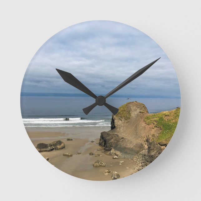 Reloj Redondo Mediano Parque Estatal Ecola, Playa Cannon, Oregón (Anverso)