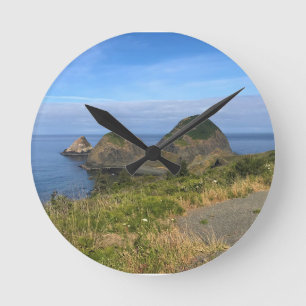 Reloj Redondo Mediano Parque Estatal Sisters Rock, Costa de Oregón