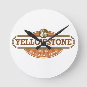 Reloj Redondo Mediano Parque nacional de Yellowstone