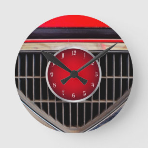 Reloj Redondo Mediano Parrilla de coches
