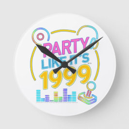 Reloj Redondo Mediano Party Like It’s 1999®™ – Neon Soundtrack