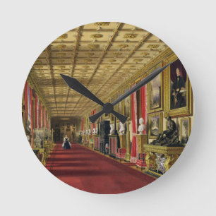 Reloj Redondo Mediano Pasillo del sur, castillo de Windsor, 1838