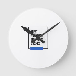 Reloj Redondo Mediano PASIONES FUGACES. ACTIVOS INMORTALES - Inversores
