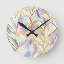 Reloj Redondo Mediano Pastel Abstract Wall Clock
