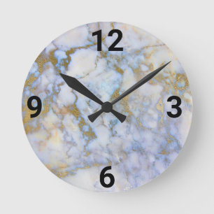 Reloj Redondo Mediano PASTEL MARBLE Modern Wall Clock