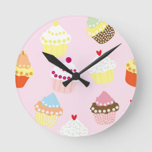 Reloj Redondo Mediano Pasteles