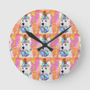 Reloj Redondo Mediano Pastor Alemán