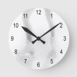 Reloj Redondo Mediano Patinaje sobre hielo