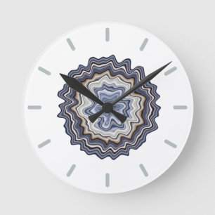 Reloj Redondo Mediano Patrón abstracto muy único