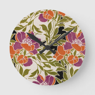 Reloj Redondo Mediano Patrón Art Nouveau n° 3