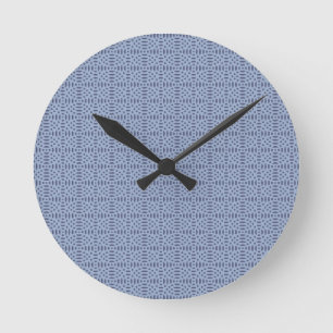 Reloj Redondo Mediano patrón continuo de formas circulares