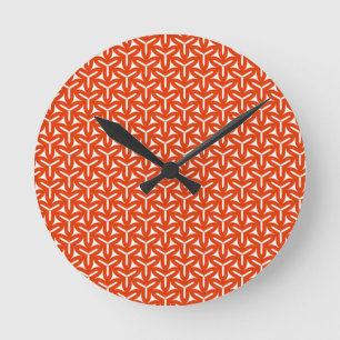 Reloj Redondo Mediano Patrón de aspas góticas