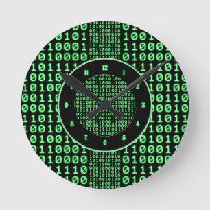 Reloj Redondo Mediano Patrón de bits