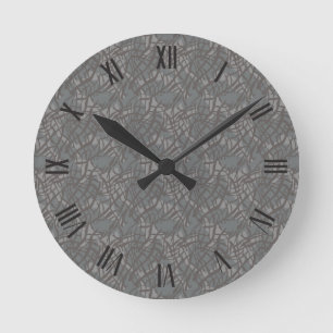 Reloj Redondo Mediano Patrón de elefantes