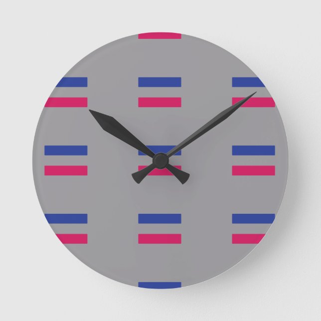 RELOJ REDONDO MEDIANO PATRÓN DE ORGULLO ANDRÓGINO (Anverso)