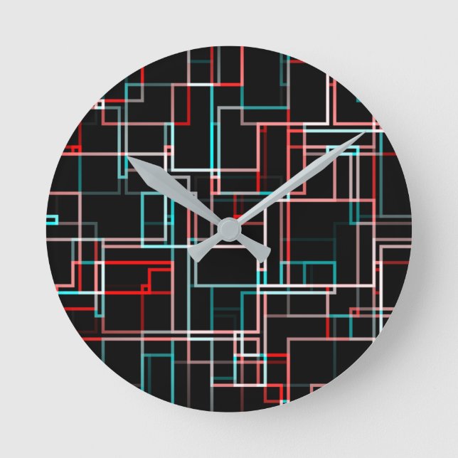 Reloj Redondo Mediano Patrón de rayas múltiples de GUAY (Anverso)