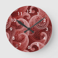 Patrón exótico de Red Paisley