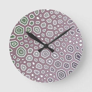 Reloj Redondo Mediano Patrón experimental