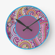 Patrón floral de paisley boho vibrante | Arte colo