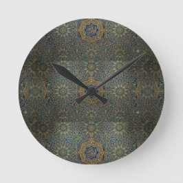 Reloj Redondo Mediano Patrón Islámico