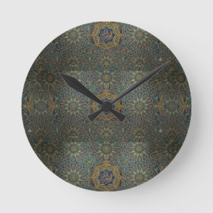 Reloj Redondo Mediano Patrón Islámico
