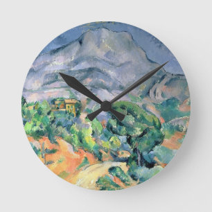 Reloj Redondo Mediano Paul Cezanne Mont Sainte-Victoire, 1900