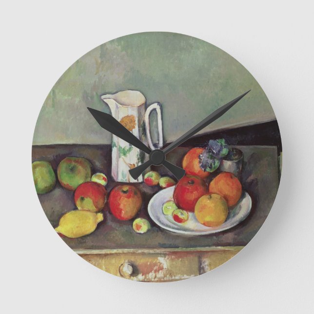 Reloj Redondo Mediano Paul Cezanne | Paul Cezanne | Vida útil con leche (Anverso)
