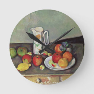 Reloj Redondo Mediano Paul Cezanne Paul Cezanne Vida útil con leche