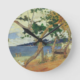 Reloj Redondo Mediano Paul Gauguin el   por la costa, Martinica, 1887 (