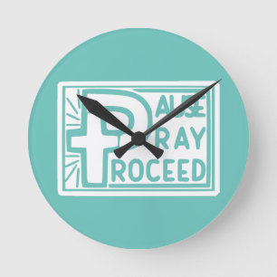 RELOJ REDONDO MEDIANO PAUSA PRAY PROCEDE