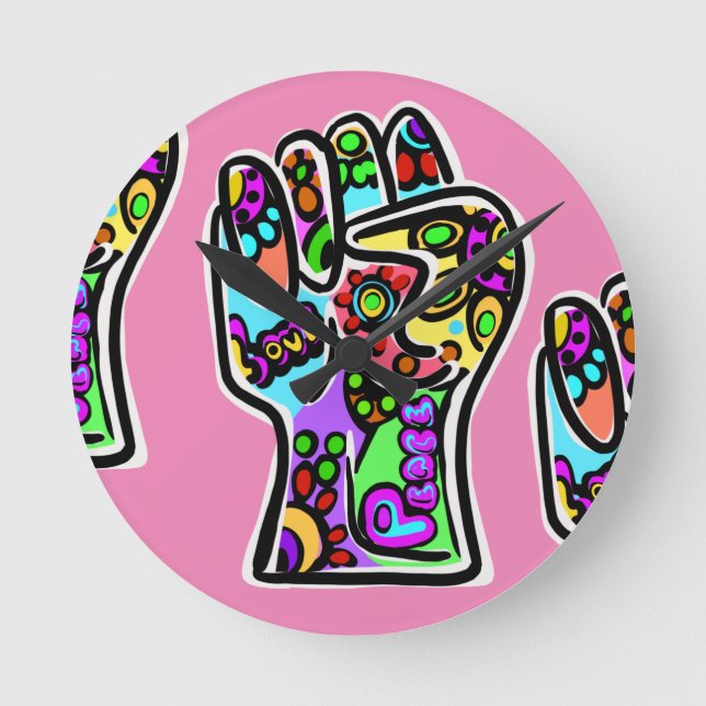 RELOJ REDONDO MEDIANO PAZ (Anverso)