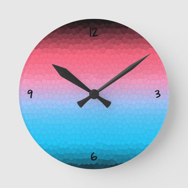 Reloj Redondo Mediano Paz ~ Sun Round Clock (Anverso)