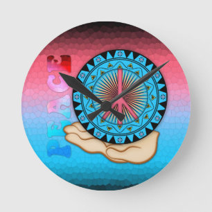 Reloj Redondo Mediano Peace ~ Sun