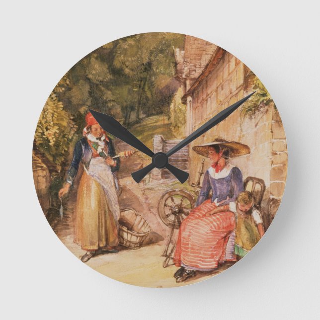 Reloj Redondo Mediano Peasants of the Black Forest (Anverso)