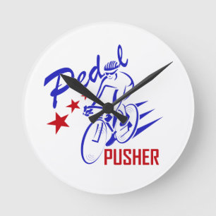 Reloj Redondo Mediano Pedal Pusher