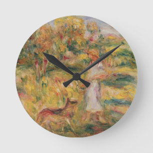 Reloj Redondo Mediano Pedro un paisaje de Renoir el con la esposa del