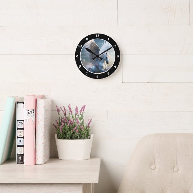 Reloj Redondo Mediano Pegaso (Sala de lectura)