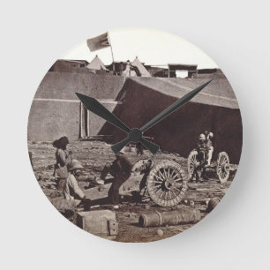 Reloj Redondo Mediano Pehlang Fort, 1860 (albumen silver print)