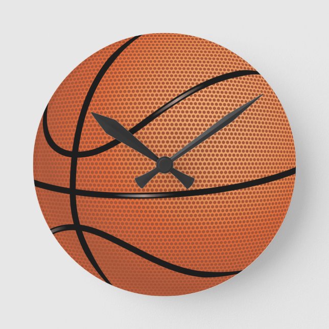 RELOJ REDONDO MEDIANO PELOTA DE BALONCESTO (Anverso)