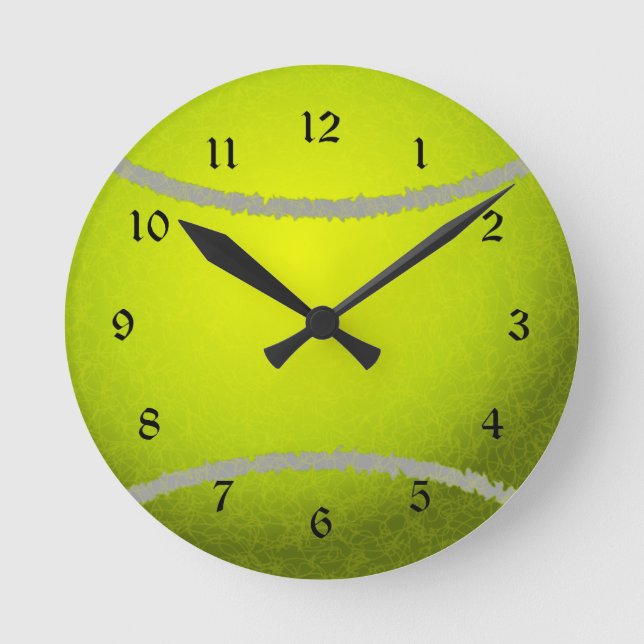Reloj Redondo Mediano Pelota de tenis (Anverso)