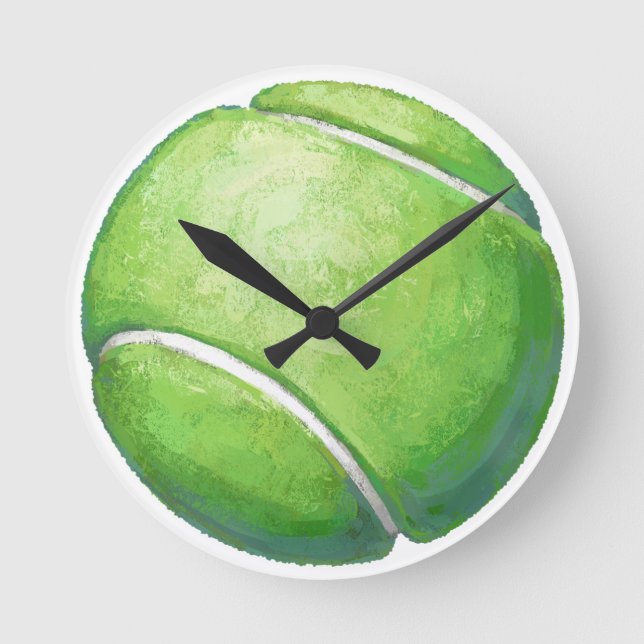 Reloj Redondo Mediano Pelota de tenis (Anverso)